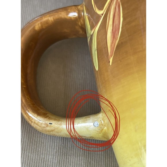 Thanksgiving Coffee Cups Laurie Gates Coronado Collection Set 3 Chilli Pepper - Picture 11 of 11